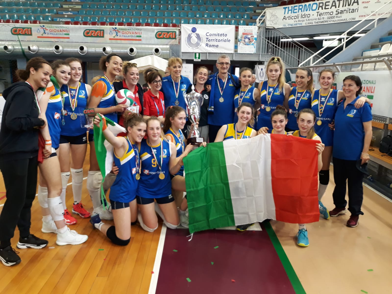 Scopri di più sull'articolo Under 16: il Lemen Volley è Campione d’Italia!!!